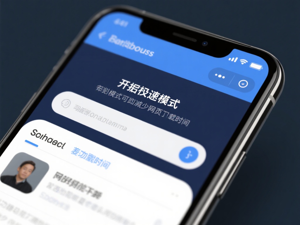 开启极速模式：部分手机浏览器提供极速上网选项，通过